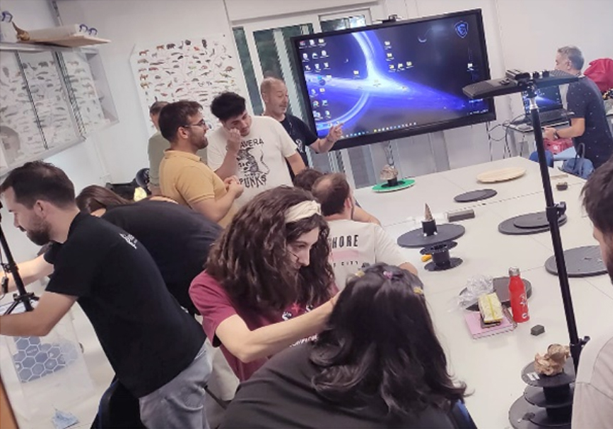 El MUVHN col·labora amb la docència en creació de models 3D per al màster d'Arqueologia de la UV